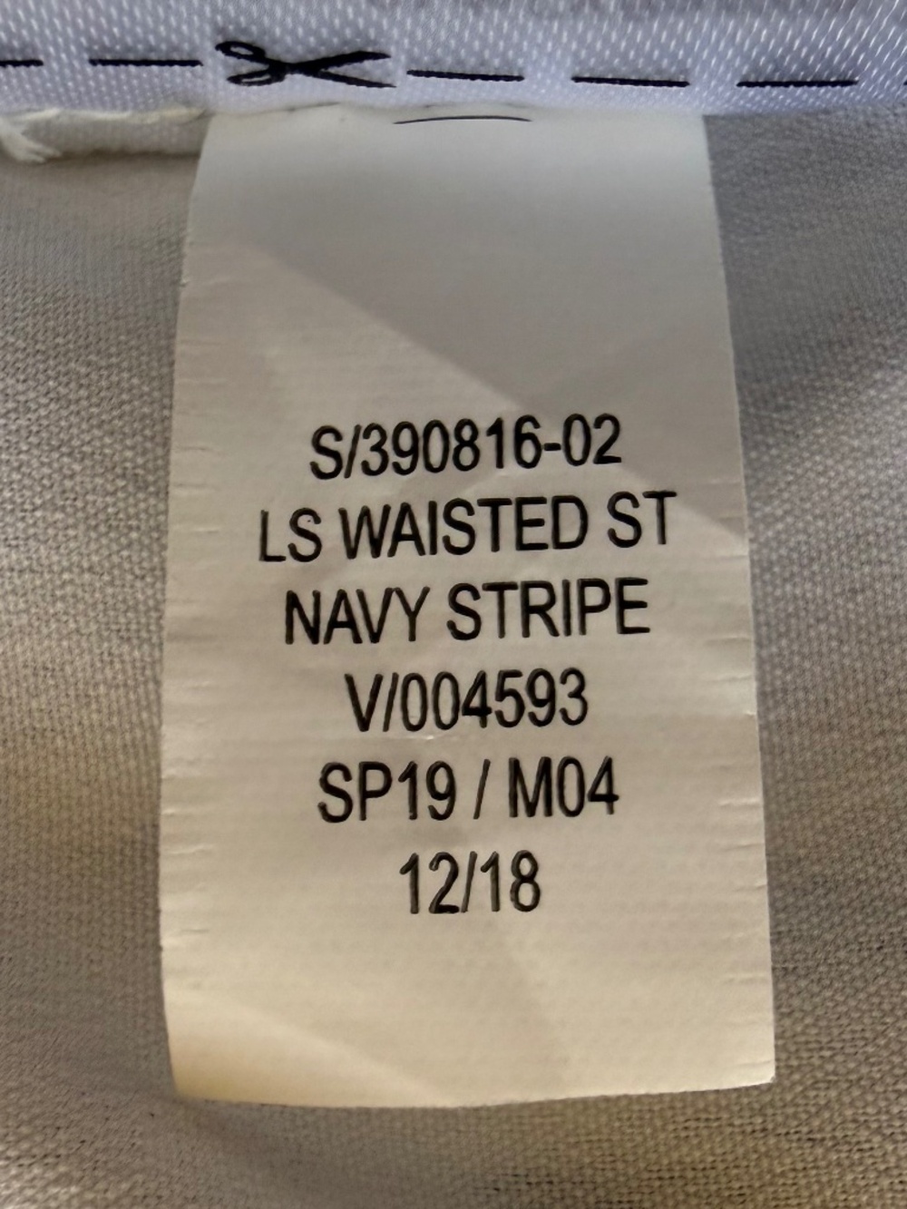 Old Navy Navy Striped Tiered Dress - Picture 11 of 12